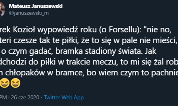 Bramkarz Korony o rzutach wolnych Forsella! xD